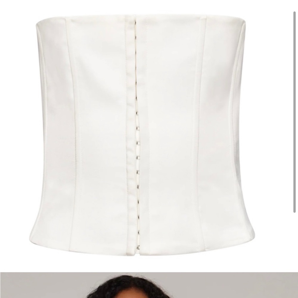 GUIZIO CORSET TOP WHITE 🤍🤍